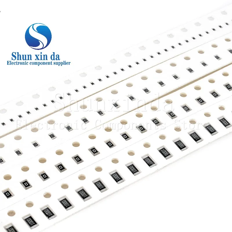 200PCS 5% 0201 SMD Resistor 0R ~ 10M 1/20W 1 10 100 150 220 330 470 510 680 750 910 Ohm &Omega; 1K 2.2K 10K 100K 1R 10R 100R 220R 330R