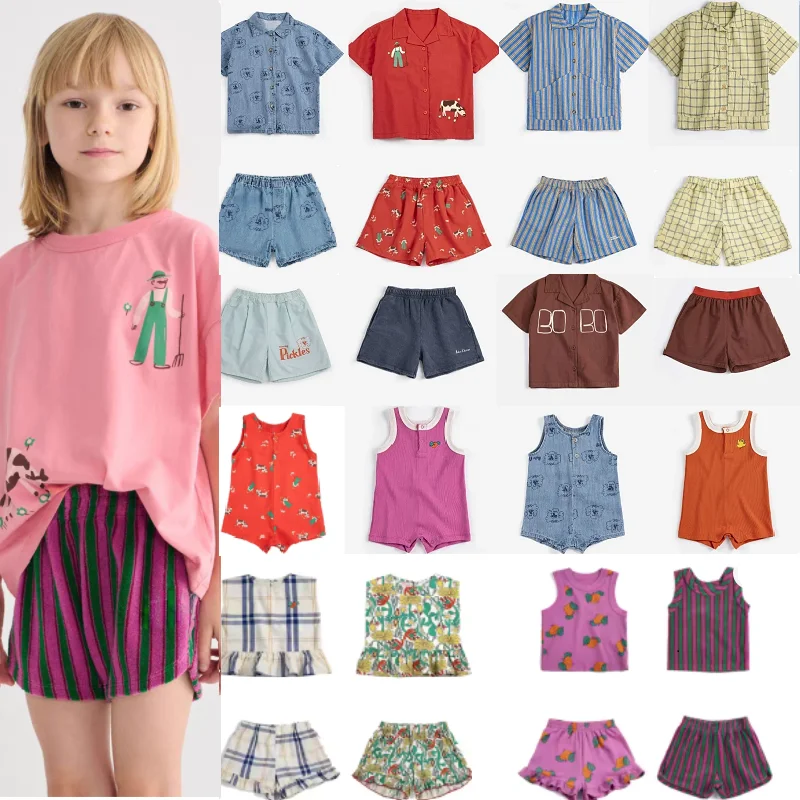 Children's Cartoon Fashion Shirts & Shorts 1