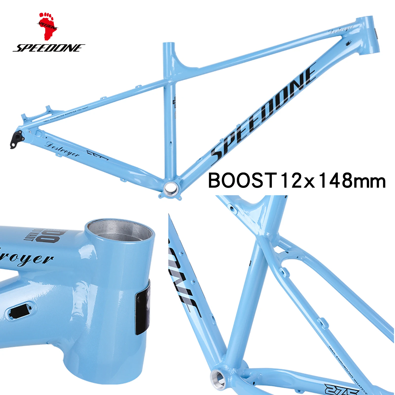 SPEEDONE Ultralight Aluminum AlloyBike Frame