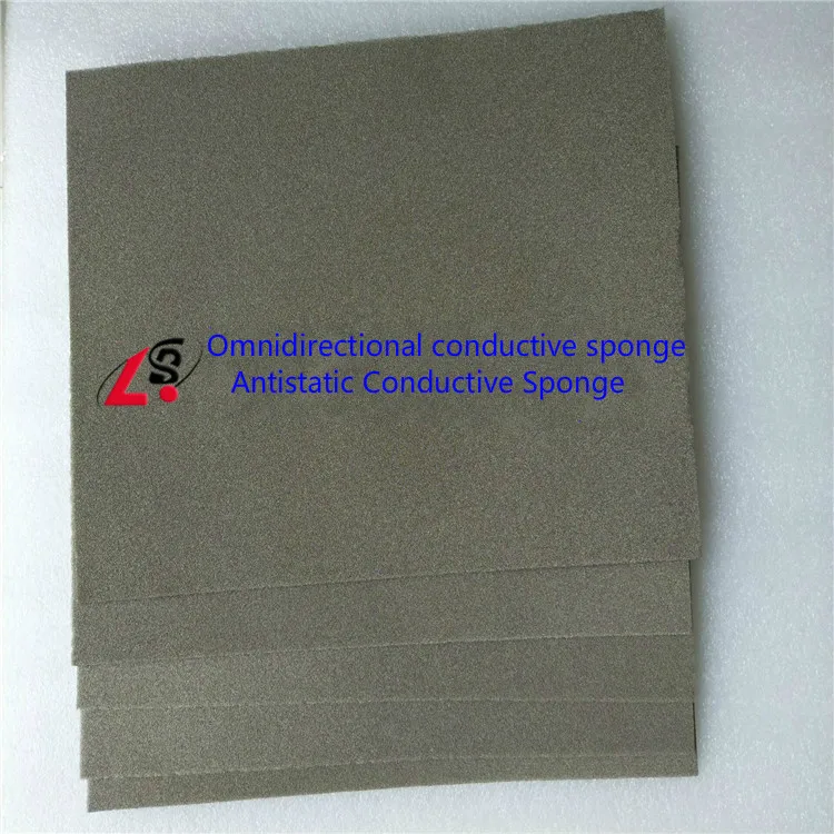 Conductive sponge, omnidirectional conductive sponge, conductive foam, anti-static conductive sponge. Size customization