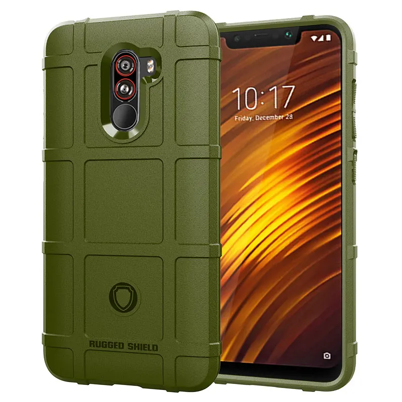 Heavy Duty Shockproof Armor Case - Soft Silicone Back Cover