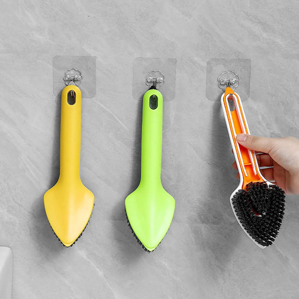 

Plastic Home Floor Brush Soft Head Bathroom Gaps Cleaning Tool For Indoors