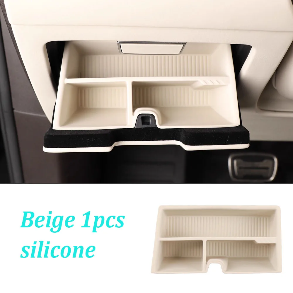 For Denza N9 2025 Car Side of the steering wheel Eyeglass Case Storage Box Silicone Spectacle Case Interior Accessories