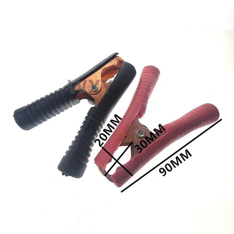 50A-200A Electrical Crocodile Alligator Battery Insulated Clip Connector Plastic Handle Test Alligator Clip For Electric Project alligator clips alligator clip adapter test clip
