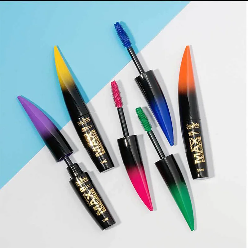 Waterproof Eye Black Mascara Extension Black Silk Fiber Eye Black Women's Cosmetics Waterproof