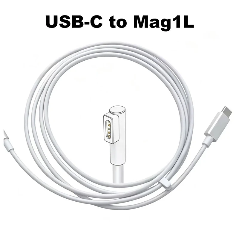 Universal Laptop Charger with USB-C Cable for MacBook Pro and Air - 45W/60W/85W Adapter