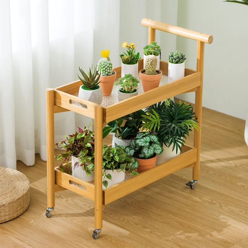 Bamboo Indoor Plant Shelf Support Layers Tiered Living Room Flowers Stand Patio Corner Estanteria Plantas Garden Furniture Sets