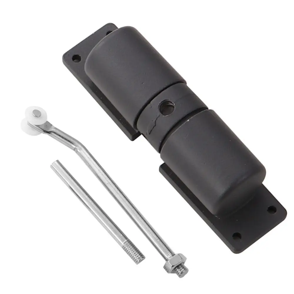 Furniture Hardware Pulley Automatic Door Closer Smooth Mute Door Closing Device Aluminium Alloy Adjustable Stopper Study