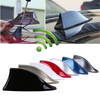 Car Shark Fin Antenna Universal Auto Radio Signal Aerials Roof Antennas Car Styling Automobile Decoration Exterior Accessories 1