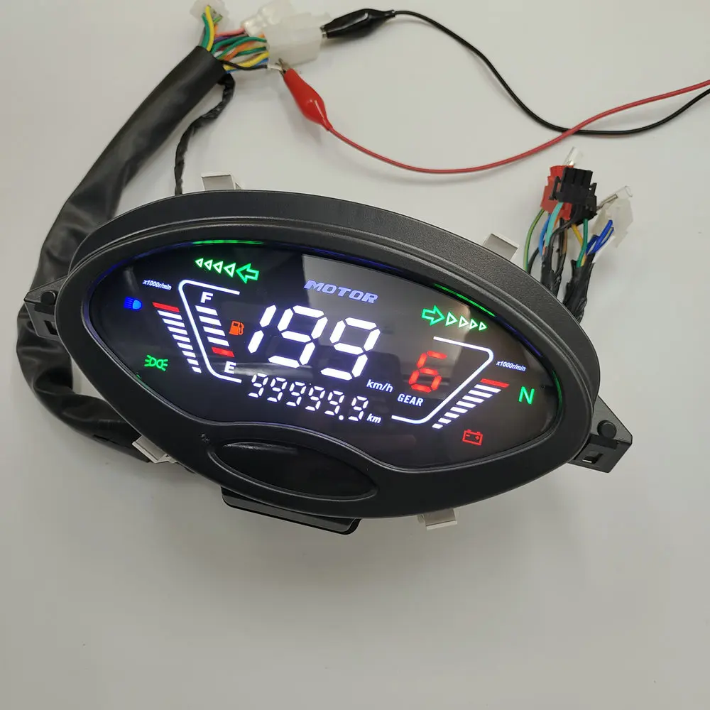 WAVE125 S Motorcycle Digital Instrument Assembly Charisma 125X Women's Scooter MOTORBIKE Electronic Dashboard Modification Parts