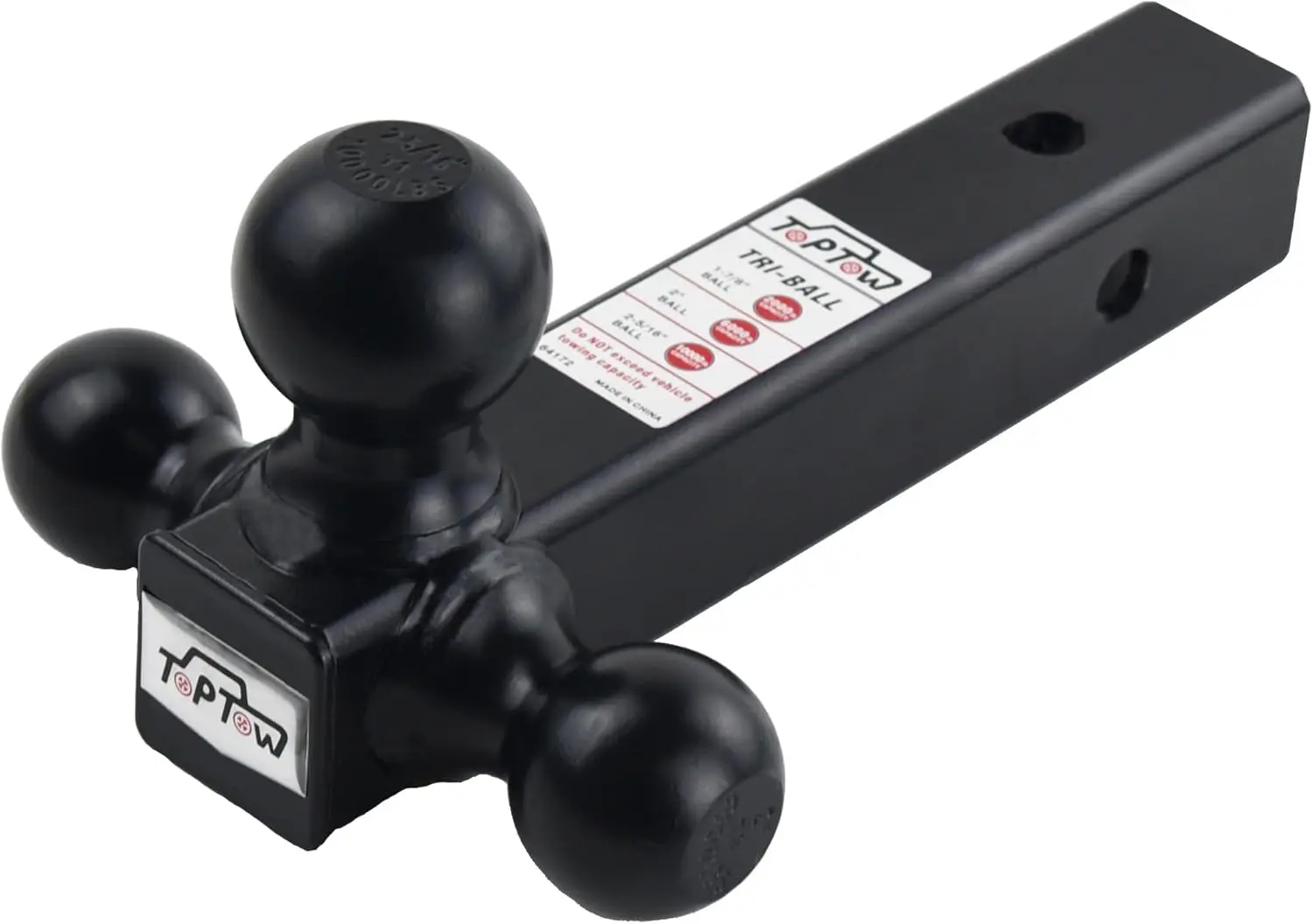 Tri-Ball Adjustable Trailer Hitch Mount 5