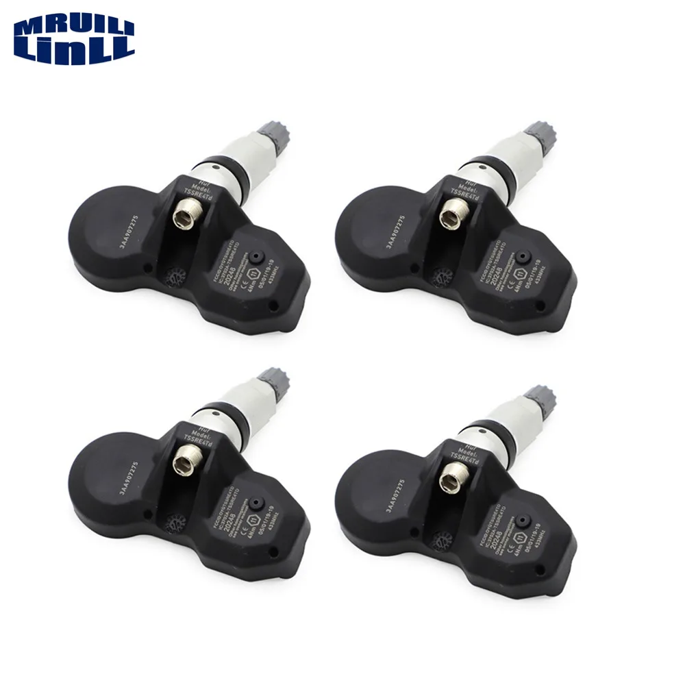 

Новинка, датчик давления в шинах TPMS OEM 3AA907275D 3AA907275F для Volkswagen CC Passat CC Tiguan 433 МГц 2007-2018, 4 шт.