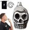 Aztec Death Whistle Loud Spooky Human-like Screams Battle Whistle outdoor Camping Emergency Whistle Skull Thunder Echoes 6