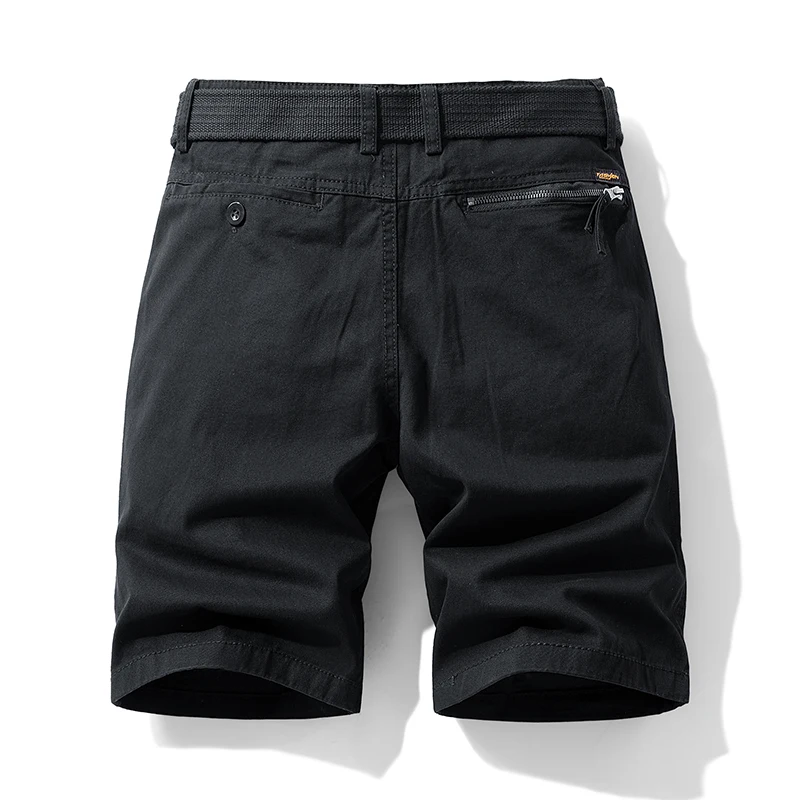 Men's Tactical Cargo Shorts Breathable Cotton Streamer Military Shorts Summer Outdoor Multi Pockets Cargo Shorts Male
