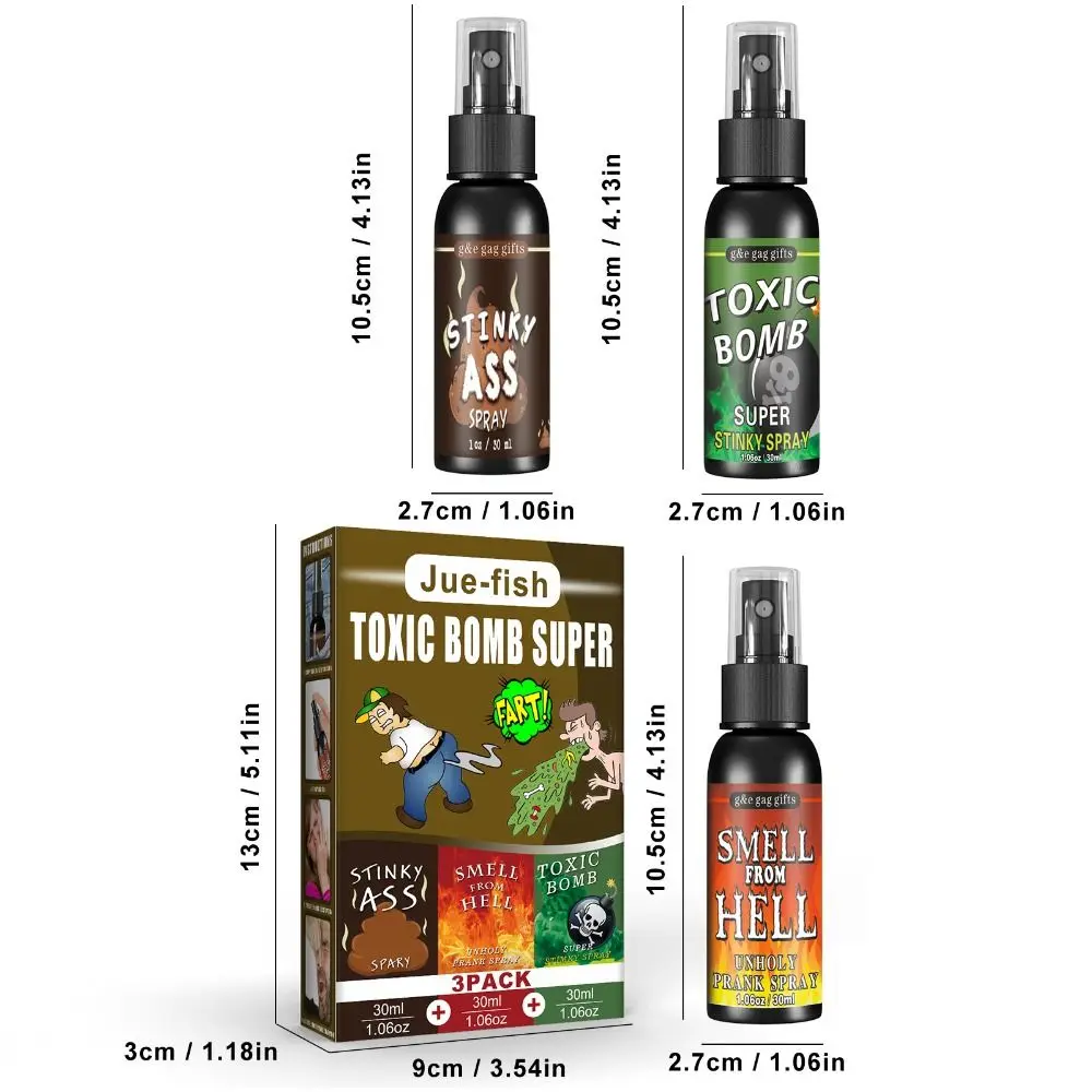 Stink Fart Spray Highly Concentrated Extra Strong Potent Fart Spray Prank Stuff Party Gags & Tricks Joke Toys Adults