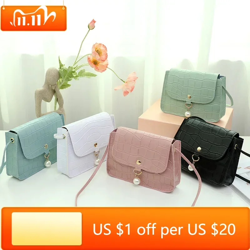 

2023 New Shopping Bag Retro Casual Lady Underarm Handbag Stone Pattern Shoulder Bag Female Leather Solid Color Chain Female Bag
