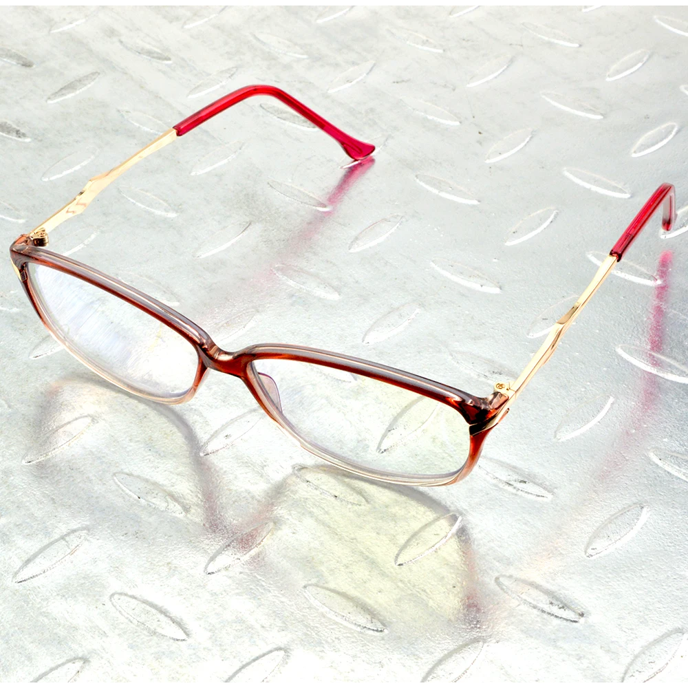 Progressive Multifocal Reading Glasses Full rim Red Women Glasses Frame