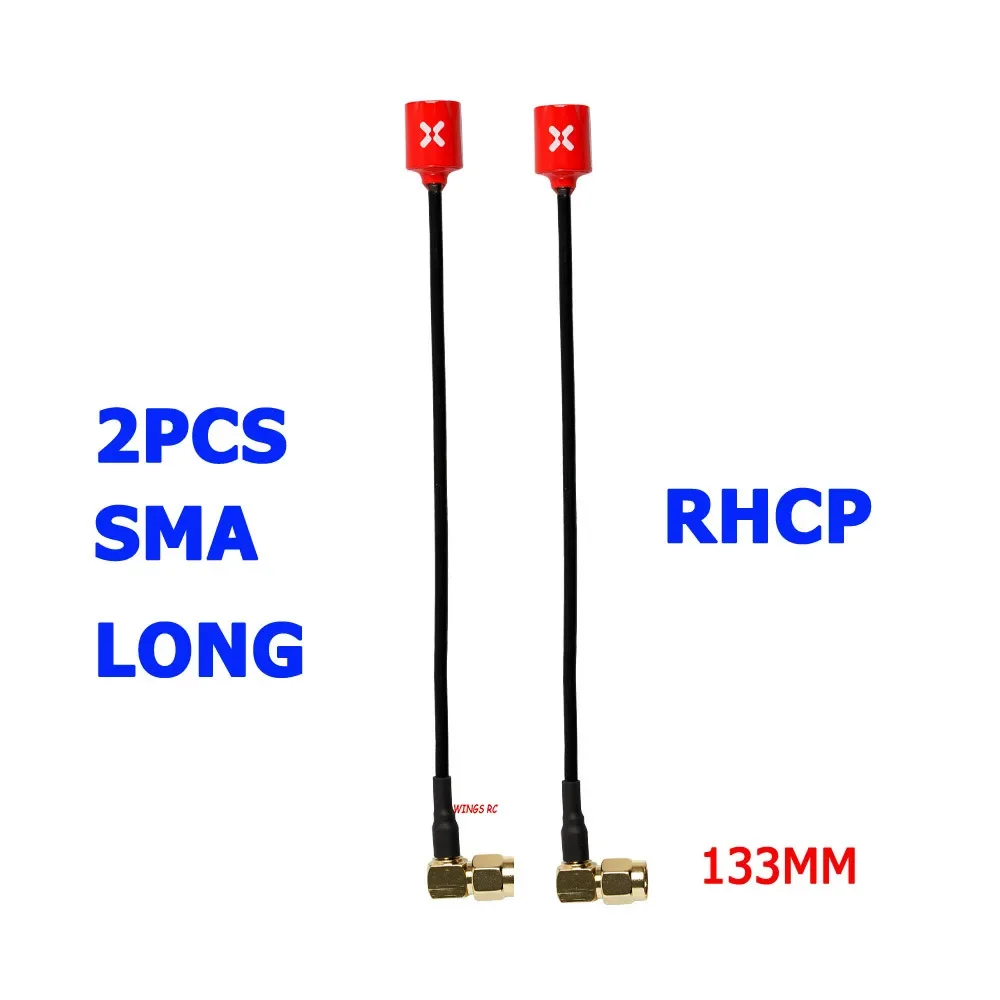 2pcs Red SMA LONG