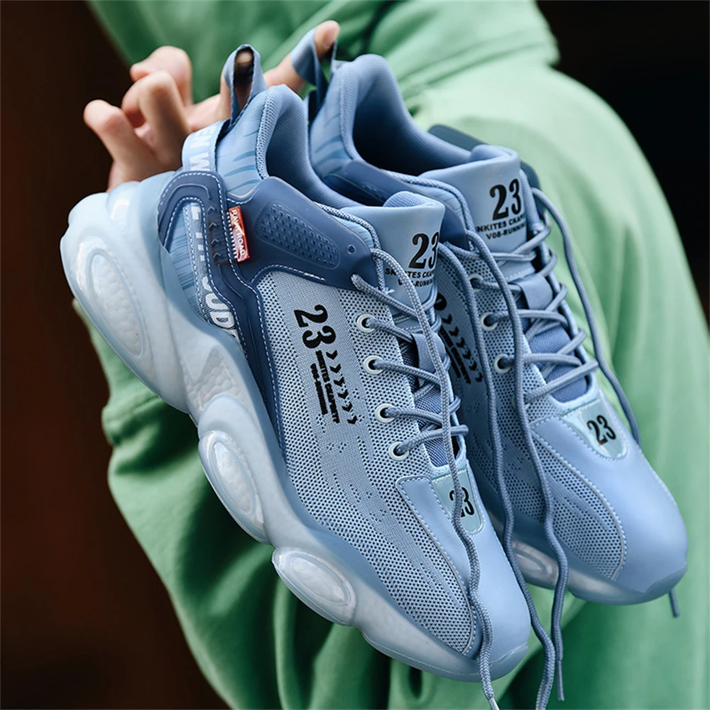 Men's Casual Sneakers Plus Size Soft Fabric Rubber Suspension Sole