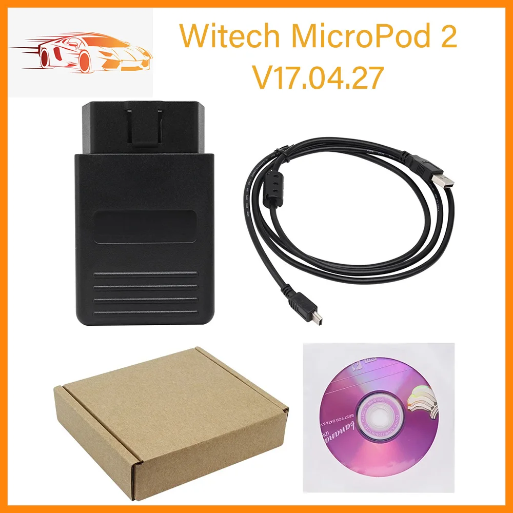 

High Quality MicroPod 2 WiT-ech 17.04.27 Diagnostic Tool Support Both Online&Offline Programming For Chry-sl-er D-od-ge J-e-ep