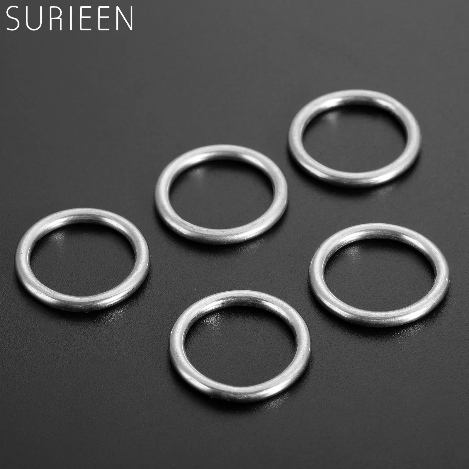 5pcs M3x20 M5x25 M5x30mm Smooth Welded Polished Marine 316 Stainless Steel Boat Hardware Round O-Rings Hammock Yoga Hanging Ring 3 4 6 8mm wide stainless steel rings high polished new fashion classic and generous for men s and women s кольцо jewelry gift