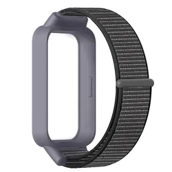 Breathable Nylon Strap with Integrated Protective Sleeve And Sporty Design - Redmi Band 3 (Grey cloud)