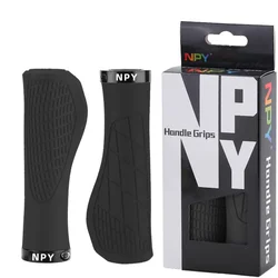 Shockproof Anti-Slip Bicycle Handlebar Grips - Lock-On Rubber MTB Bike Accessories (BLACK)