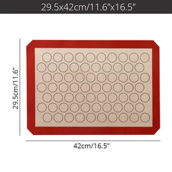 Premium Nonstick Silicone Baking Mat (Red)