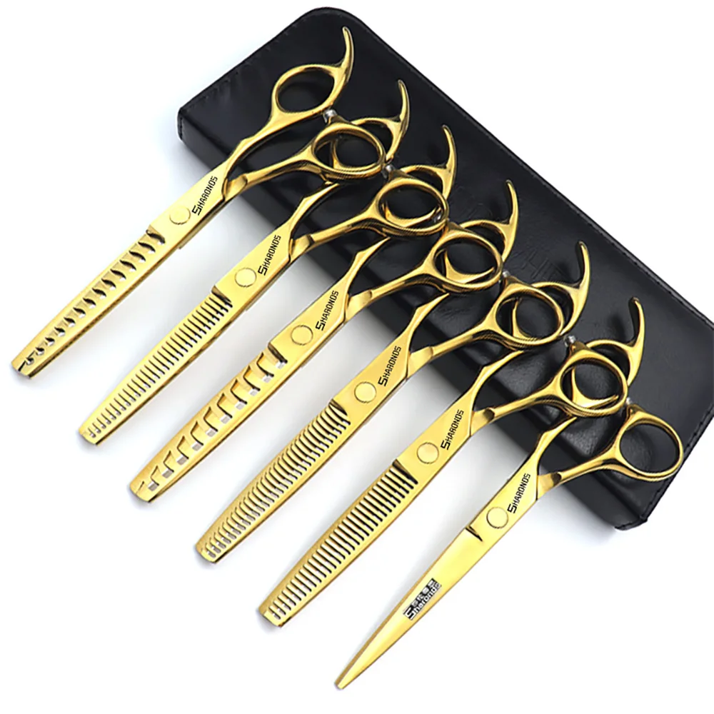 

Authentic Professional Pet Beauty Scissors, Flat Teeth Cutting Tool Set, 6-inch Dog Scissors, VIP Dog Trimming Scissors.