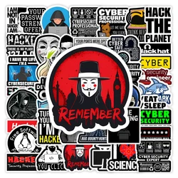Cybersecurity - Themed Waterproof Stickers for Laptops, Phones, Scrapbooks, and Bottles (60pcs)
