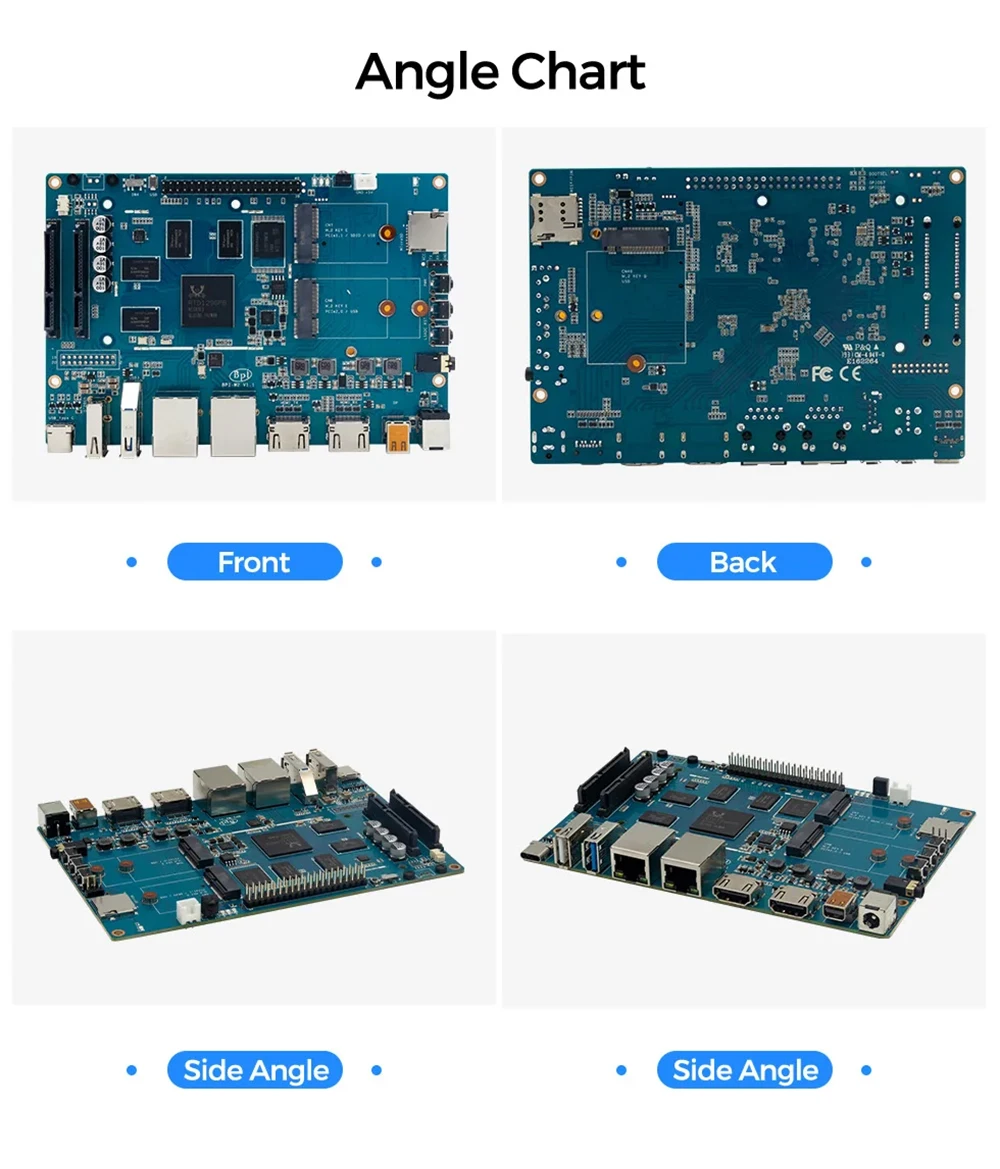 Banana Pi BPI-W2 Router Board Realtek RTD1296 Quad Core Processor Motherboard 2G