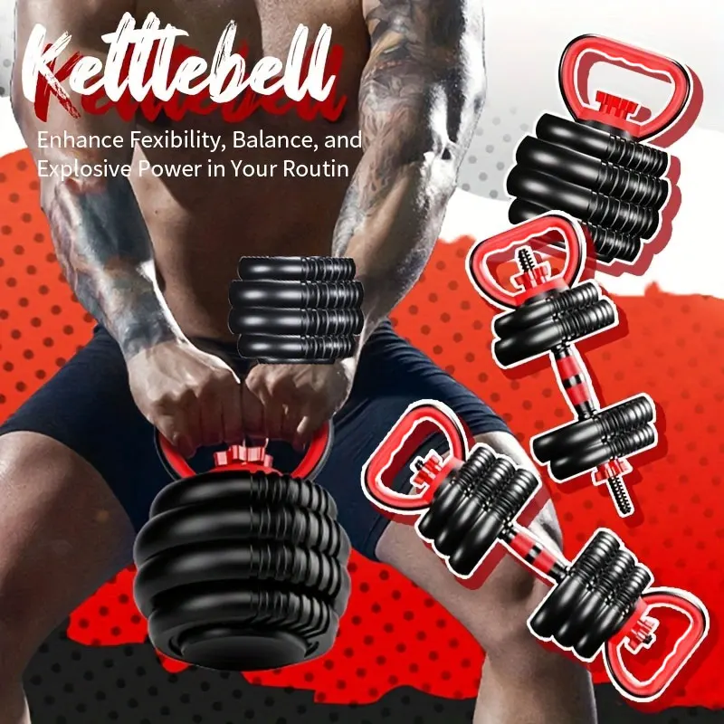 4-in-1 adjustable weight dumbell set 1