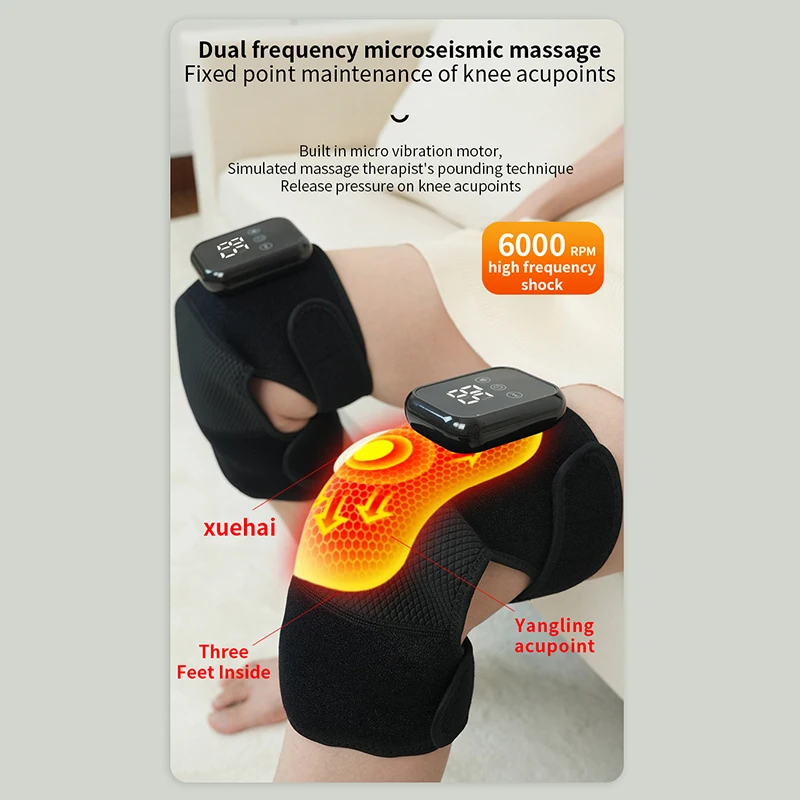 3 In 1 Knee Massager Electric Leg Joint Heating Vibration Massage Elbow Brace Arthritis Relief Fatigue Knee Support Scc82914f53264ec993e76ab1a28f0b896