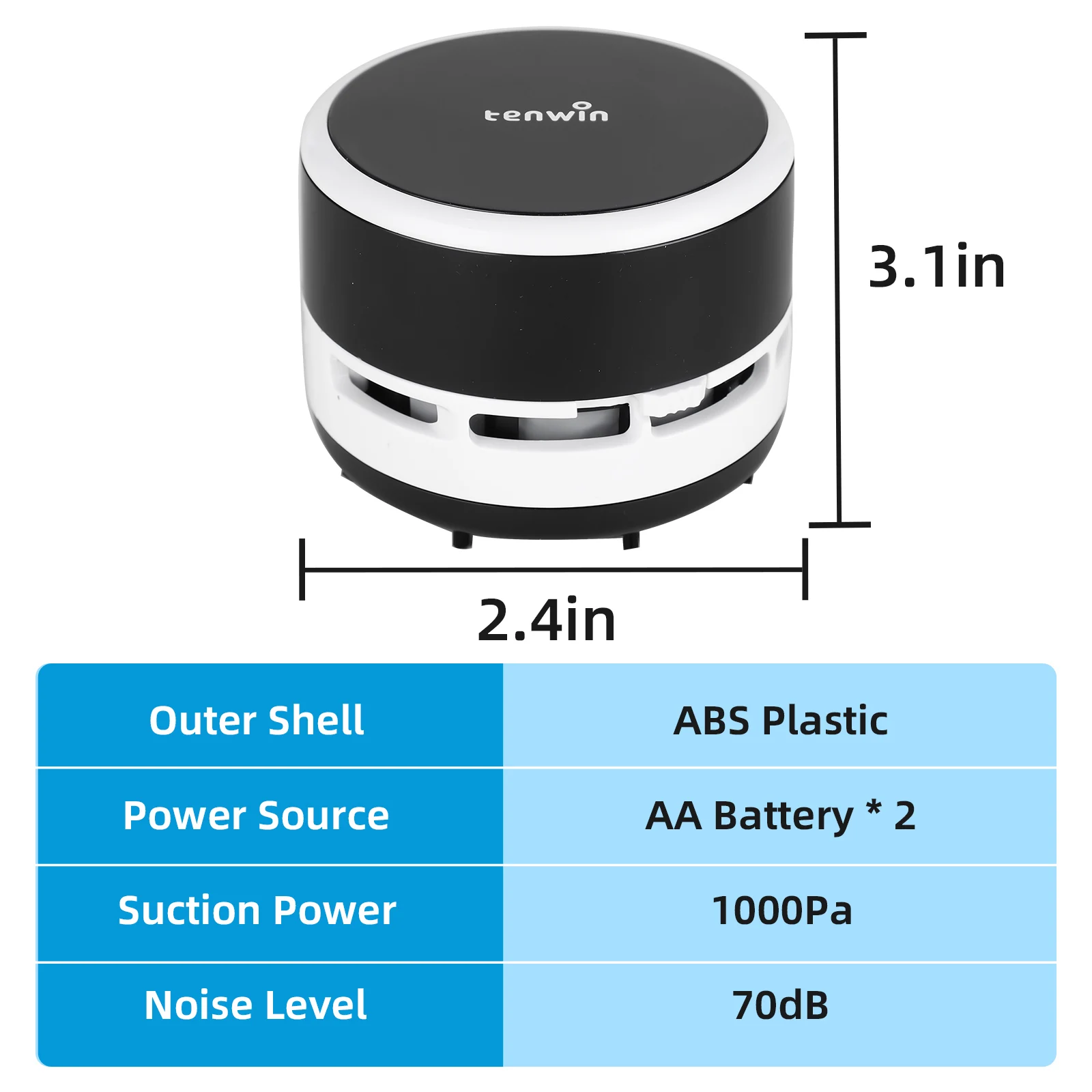 Mini desktop vacuum cleaner, office desk dust tool, home computer vacuum cleaner, car cleaning tool, giving you a clean side
