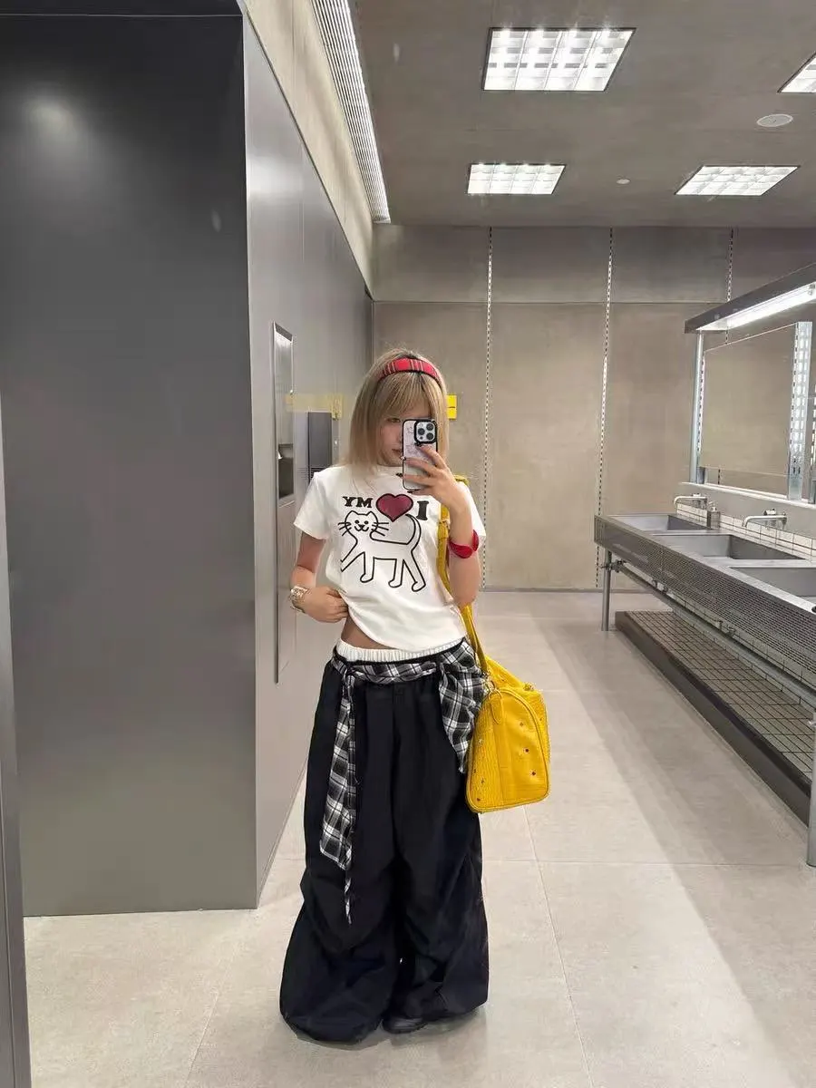 Patched Cargo Pants - Grunge Aesthetic photo review