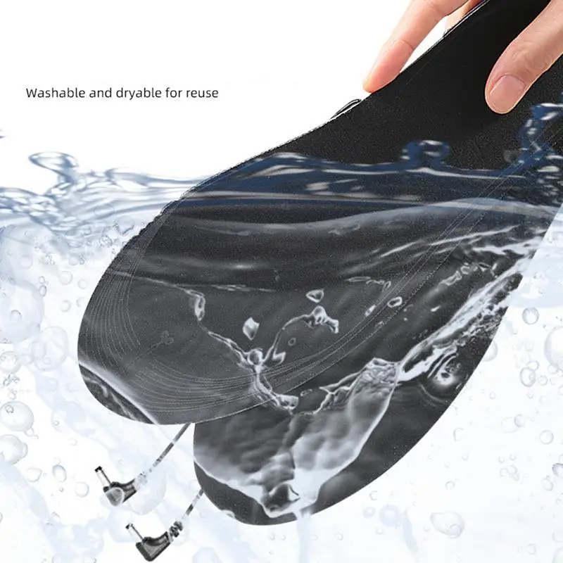 Heated Shoe Insoles with battery box Electric Foot Warming Pad Feet Warmer Sock Pad Mat Winter Outdoor Sports Heating Insole