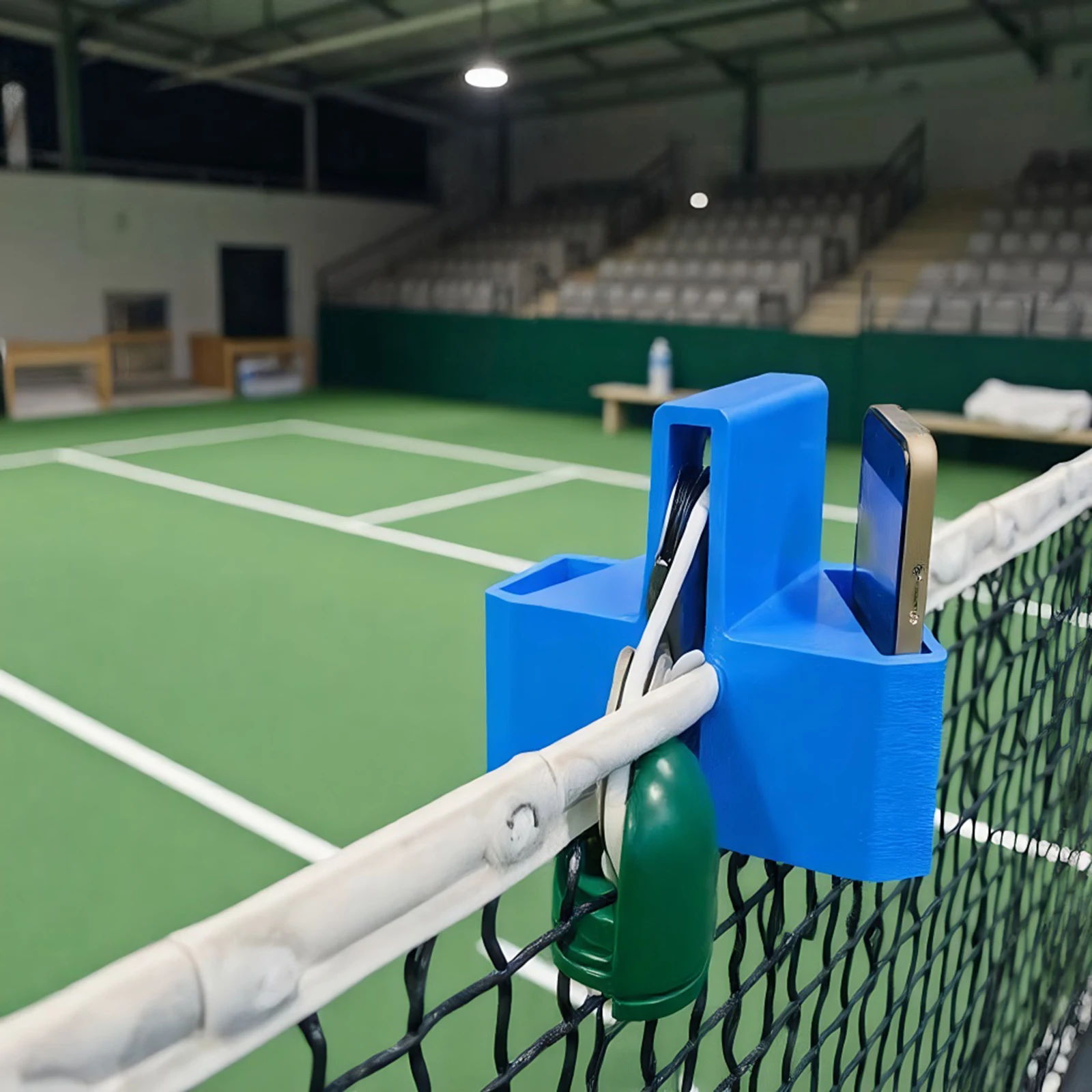 테니스 및 피클볼 훈련용 스마트폰 펜스 마운트 3D 프린팅 테니스 카메라 마운트 및 클립형 범용 휴대폰/액션캠 마운트