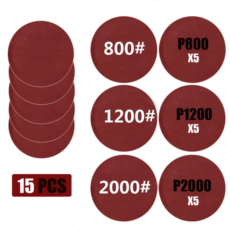 Comprehensive Car Headlight Restoration Sanding Kit with Polishing Discs