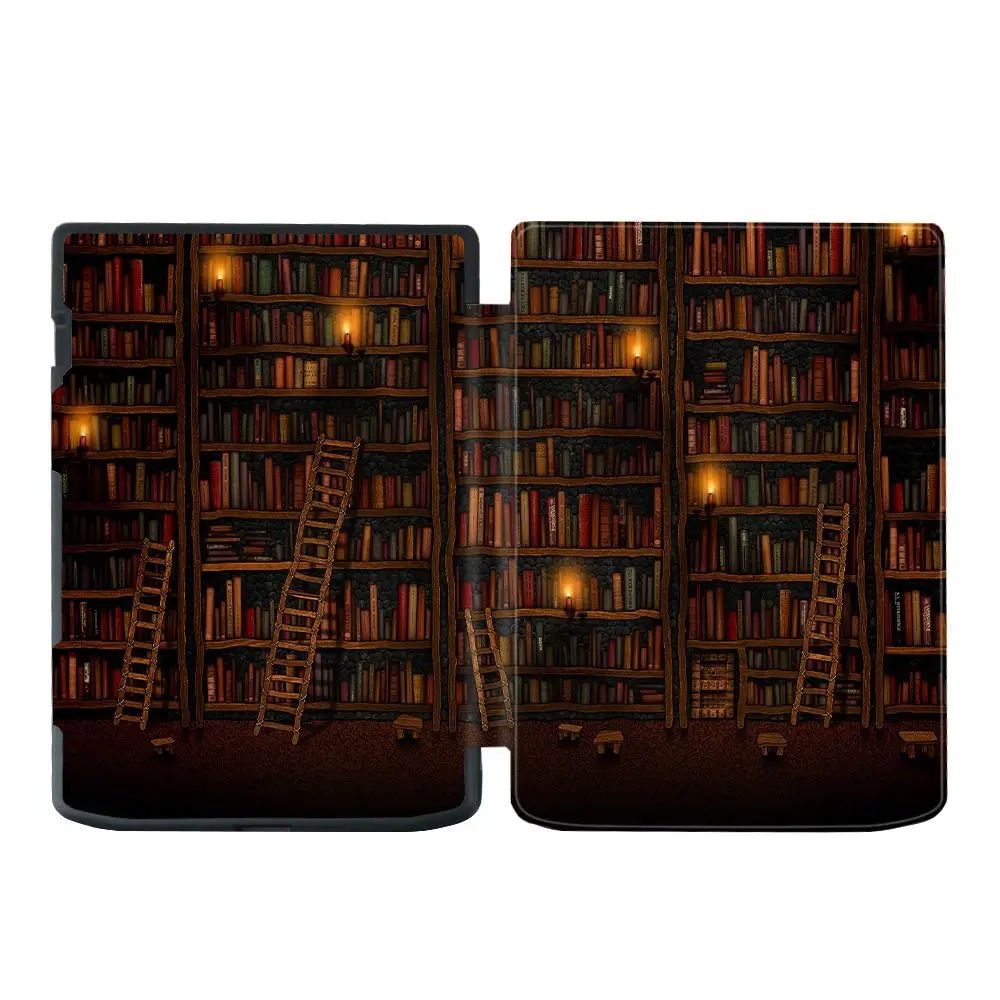 Premium PU Leather Multi-Fold E-Reader Case with Auto Wake/Sleep Feature