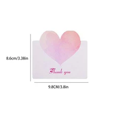 Versatile Greeting Cards Set - Pack of 50 (Pink)