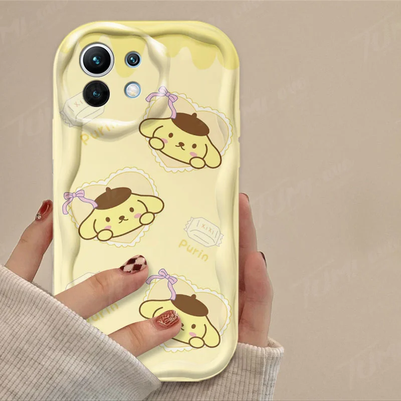 thumbnail image 1 of Hello Kitty Cinnamoroll Wave Case For Xiaomi Mi 13T Pro 12T 11 Lite 5G NE 11i 12 13 10T 10i POCO X3 Pro NFC X4 GT X6 X5 F3 F4 F5, 1 of 5