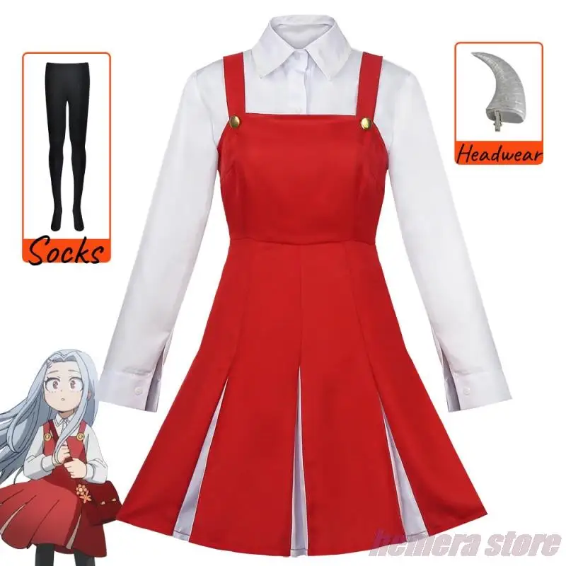 

Anime My Hero Academia Eri New Characters Season Four Cosplay Costume Socks Headwear Dress Shirt Cosplay Cultural Festival