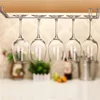 New Red Wine Glass Goblets Hanger Rack Upside Down Stemware Home Bar Pub Holder Stainless Steel Shelf Organizer Dish Rack 3