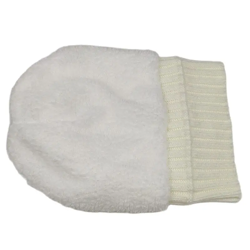 Warm Winter Skull Cap Fleece Inside Women Hats Cable Knitted Beanies Neon Yellow White Black Red Fluoresce Orange Fashion Colors 3