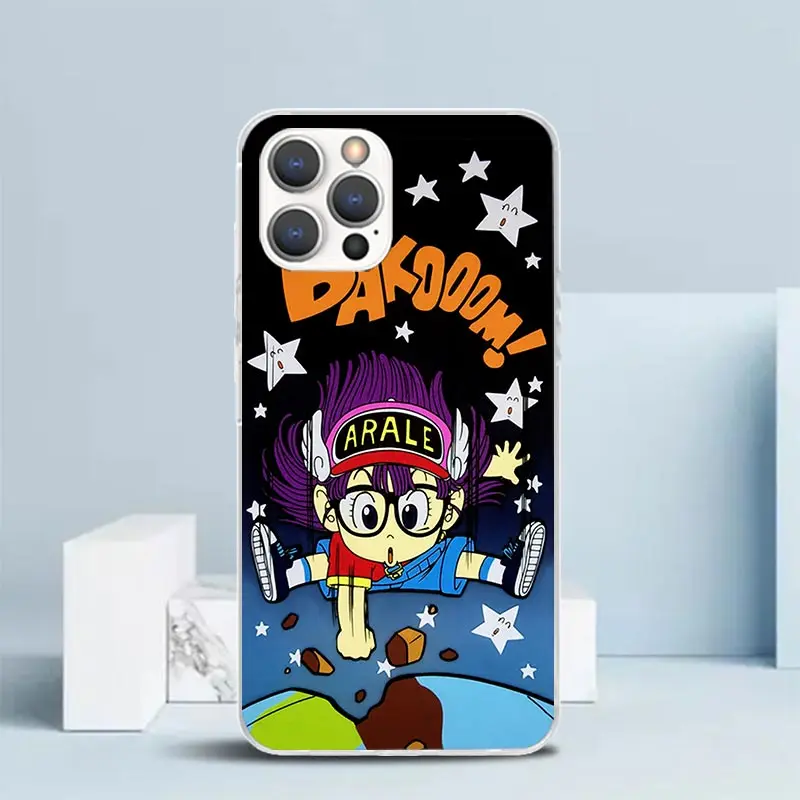 Dr Slump Arale Anime TPU Phone Case with Air Soft Cover