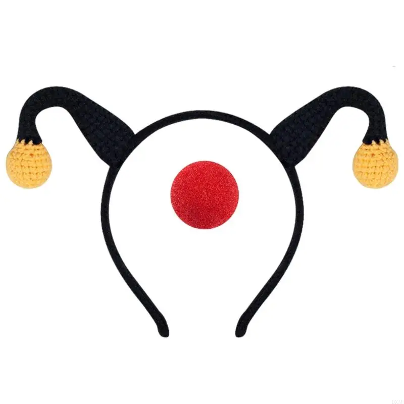 DXAE Clown Accessoire mit Stirnbändern und Nasenlust -Kostümzubehör für verschiedene Altersgruppen und Festivalanlässe – Detail 7