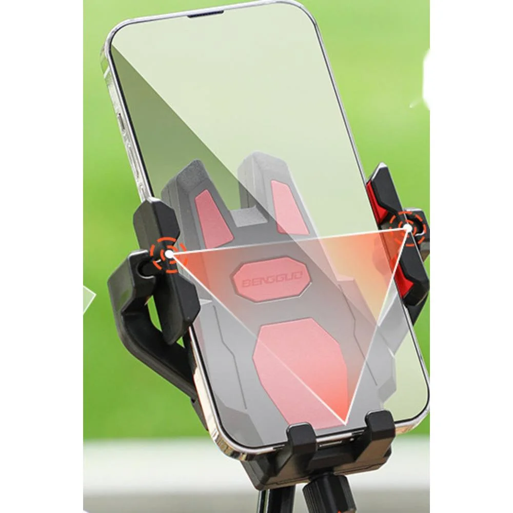 Νέα θήκη κινητού τηλεφώνου για ποδήλατο, αντισεισμική και αντικραδασμική βάση πλοήγησης για μοτοσικλέτα, εξοπλισμός οδήγησης_voghion.com