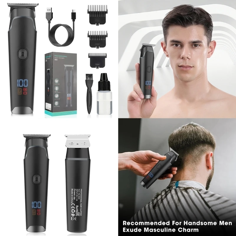 Rechargeable Electric Hair Cordless Hair Cutting Machine Professional New Dropship