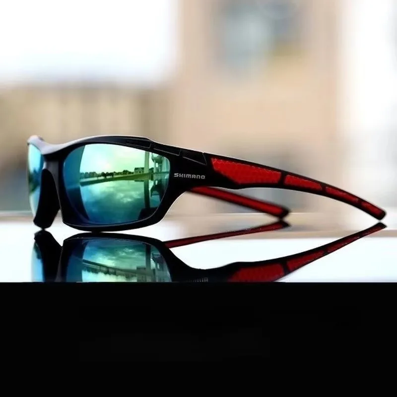 Shimano Men's Fishing Glasses Outdoor Sports Sunglasses Mountain and Road Cycling Glasses polarized sports glasses,polarized glasses,rock climbing glasses,uv protection glasses