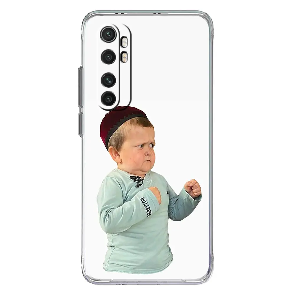 Clear Phone Case with Funny Hasbulla Design